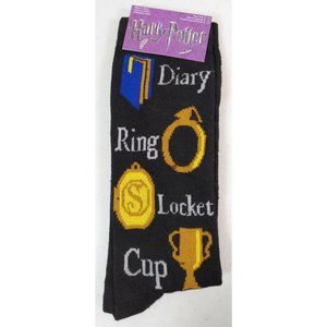 Harry Potter Horcrux Black Socks - Unisex Adult Sz. 6-12 - Warner Bros.
